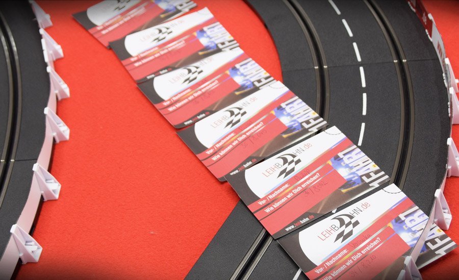 Leihbahn.de - Mieten Sie Ihre individuelle Slotcar Bahn - Firmenfeier